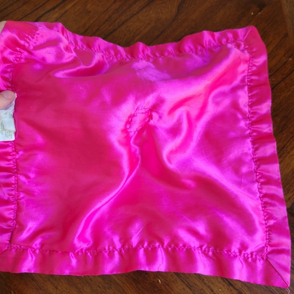 Security Toy Lovey Toy Soothing Toy Owl Pink w Polka Dots - Picture 4 of 4